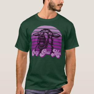 CAMISETA MÃE DE CAPRINO LOUCO DIVERTIDA PARA PROPRIETÁRIOS