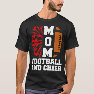 Camiseta Mãe de Cheerleader de Futebol e Alegria