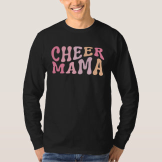 Camiseta Mãe de Cheerleader Mãe de Torcida Mãe Mamãe