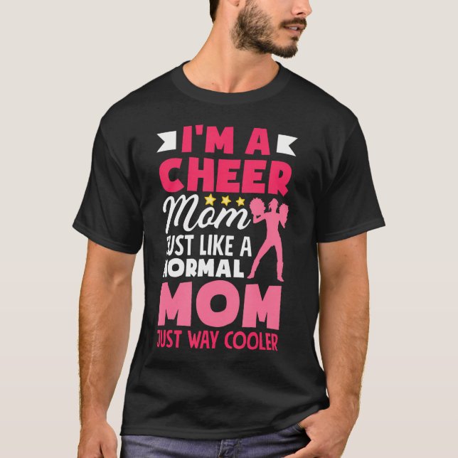 Camiseta Mãe de Cheerleading Engraçada (Frente)