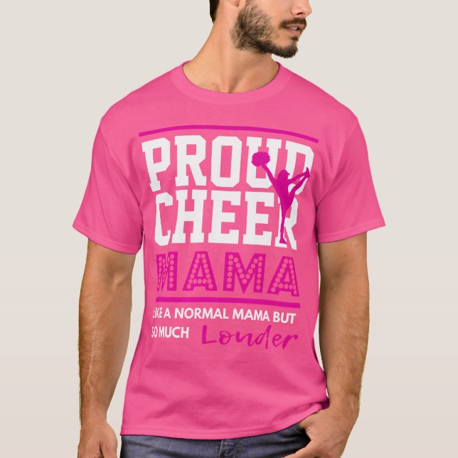 Camiseta Mãe de Cheerleading Orgulhosa (Frente)
