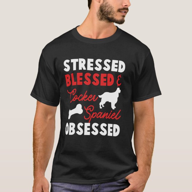Camiseta Mãe de Cocker Spaniel Inglês  1 (Frente)