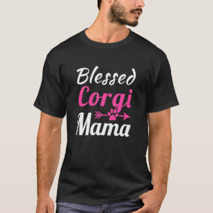 Camiseta Mãe de Corgi Abencoada Feminina