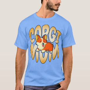 Camiseta Mãe de Corgi, Dama de Corgi Louca, Mama de Cachorr