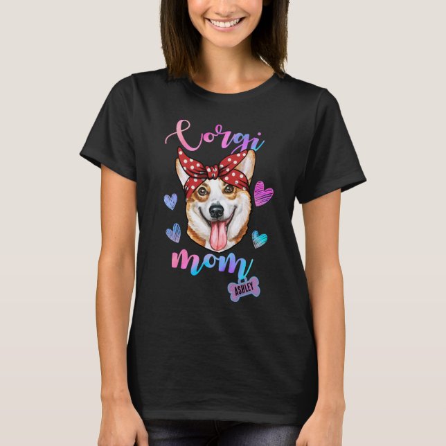 Camiseta Mãe de Corgi Mãe de Cachorrinho (Frente)