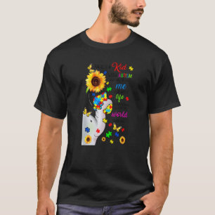 Camiseta Mãe de Criança com Autismo Girassol Há uma Criança
