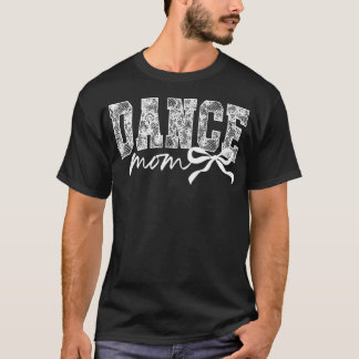 Camiseta Mãe de Dança Coquete Mãe de Ballet Dança Mama