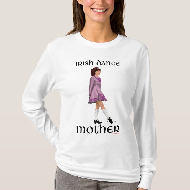 Camiseta Mãe de Dança Step Irlandesa (Frente)
