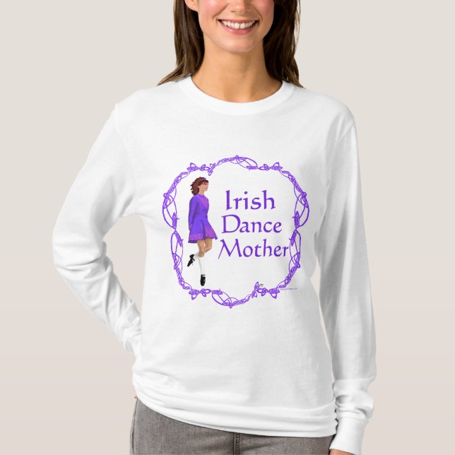 Camiseta Mãe de Dança Step Irlandesa (Frente)