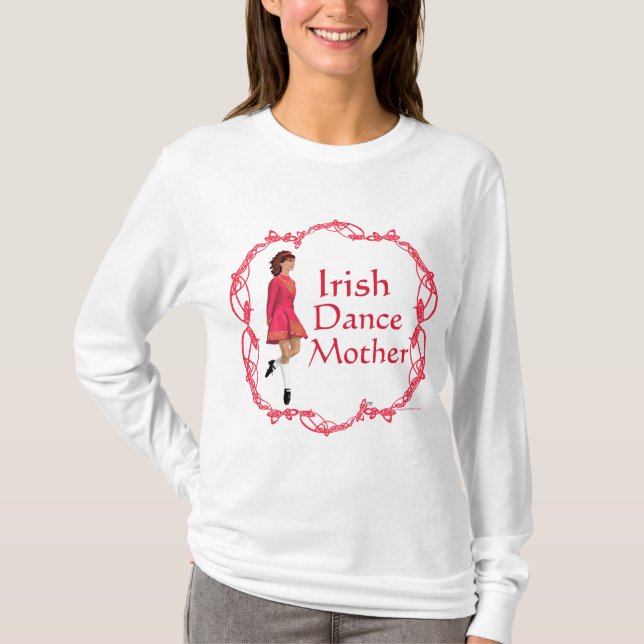 Camiseta Mãe de Dança Step Irlandesa (Frente)