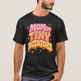 Camiseta Mãe de Ditadores Mirins - Divertida Onda Y2K