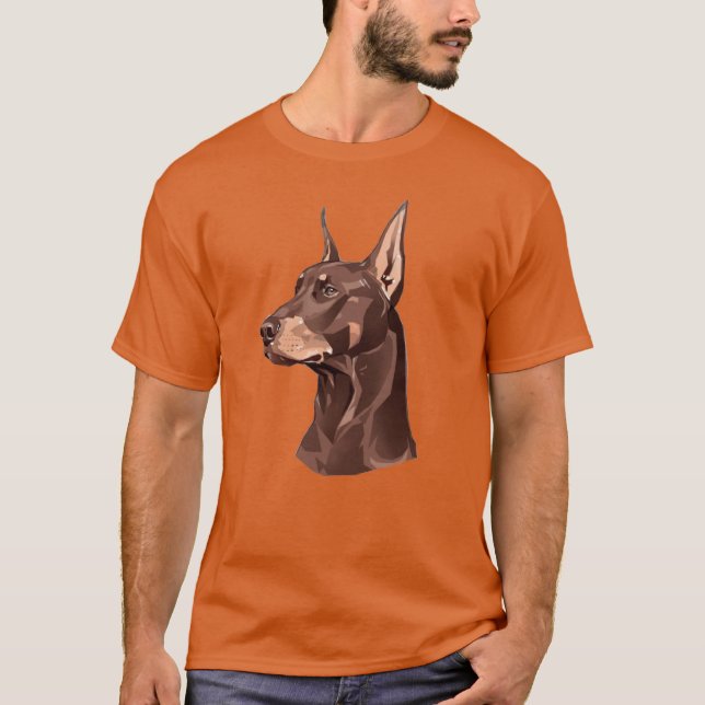 Camiseta Mãe de Doberman (Frente)
