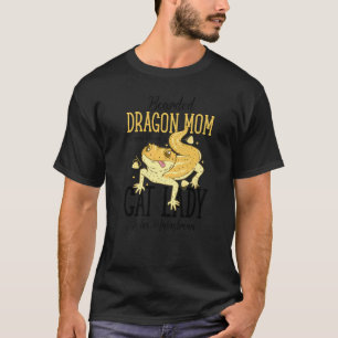Camiseta Mãe de Dragão Barbudo Gata Senhora É Muito Comum