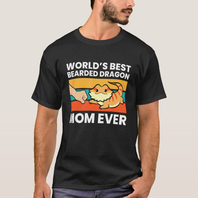 Camiseta Mãe de dragão de melhor barba do mundo (Frente)