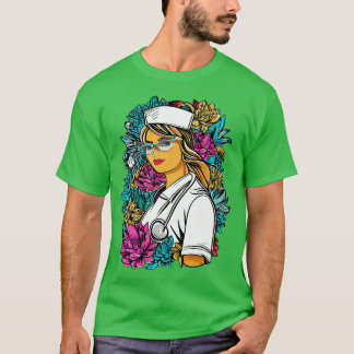 Camiseta Mãe de Enfermeira maravilhosamente bonita