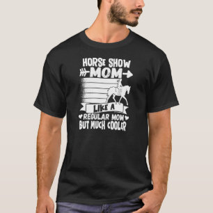 Camiseta Mãe de Equitação Feminina de Cavalos