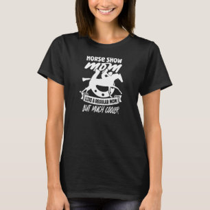 Camiseta Mãe de Equitação Feminina de Cavalos