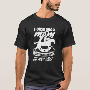 Camiseta Mãe de Equitação Feminina de Cavalos