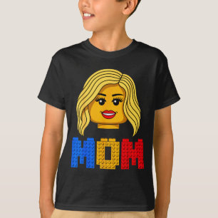 Camiseta Mãe de família construtora mestre construindo tijo