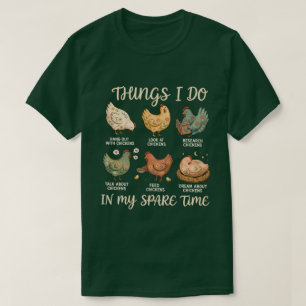 Camiseta Mãe de Frango Design de Citação Divertida para A