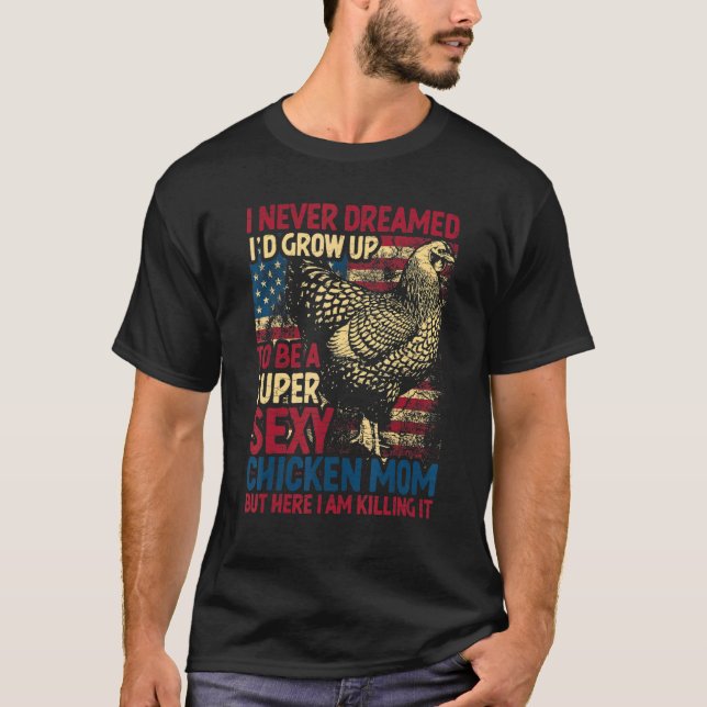Camiseta Mãe de Frango Patriota (Frente)