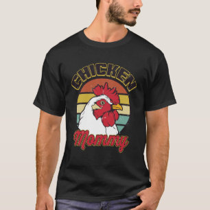 Camiseta Mãe de Frango Retro Estilo Vintage Frango