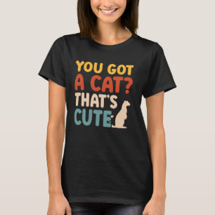 Camiseta Mãe de Furão Amante de Furão Você Tem um Gato Fofo