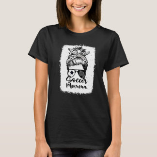 Camiseta Mãe de Futebol Americano Leopardo Vintage Coque De
