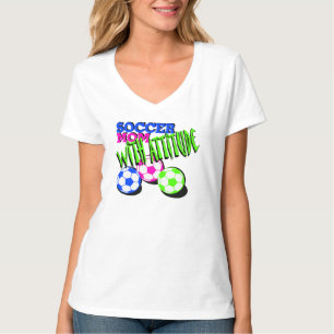 Camiseta Mãe de futebol com atitude