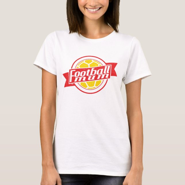 Camiseta Mãe de futebol com nome e número (Frente)