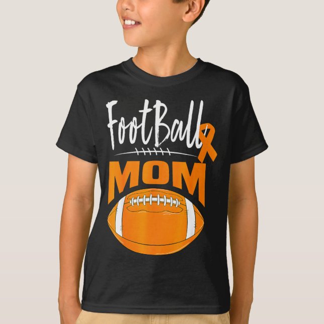 Camiseta Mãe de Futebol Conscientização da Esclerose Múltip (Frente)