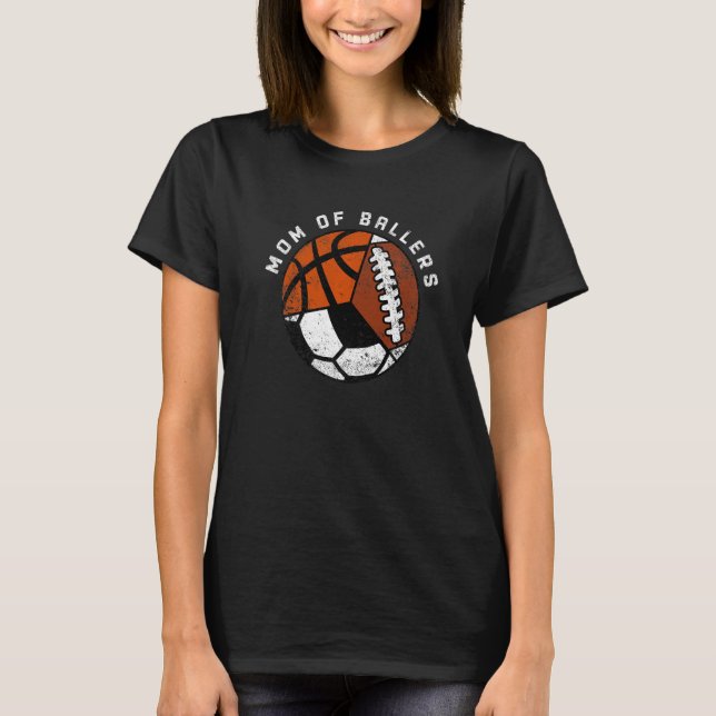 Camiseta Mãe De Futebol De Ballers (Frente)