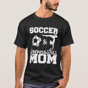 Camiseta Mãe de Futebol e Ginástica Piada Jogadora de Futeb