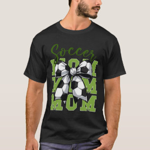 Camiseta Mãe de Futebol Juvenil Coquette Laço Fofo Irmã Cri