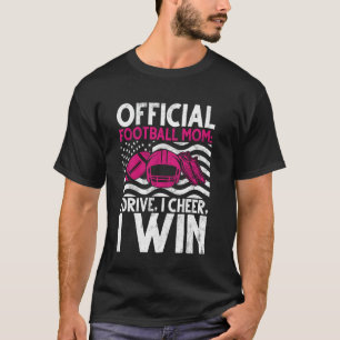Camiseta Mãe de Futebol Oficial Dirijo, Torço, Vencio Pé
