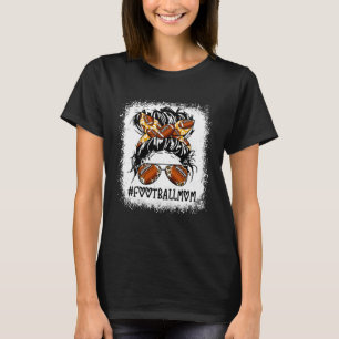 Camiseta Mãe de Futebolista Coque Desarrumado Mãe de Atleta