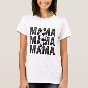 Camiseta Mãe de Futebolista Raio Angustiado Mamãe