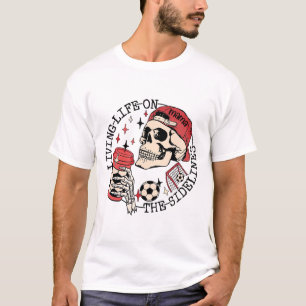 Camiseta Mãe de Futebolista Vivendo a Vida nas Linhas Later