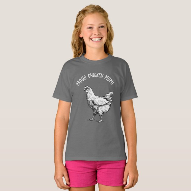 Camiseta Mãe de galinha! (Frente Completa)