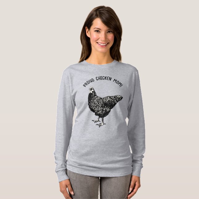 Camiseta Mãe de galinha! (Frente Completa)