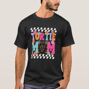 Camiseta Mãe de Gata Tortie Amante de Gata Casca de Tartaru