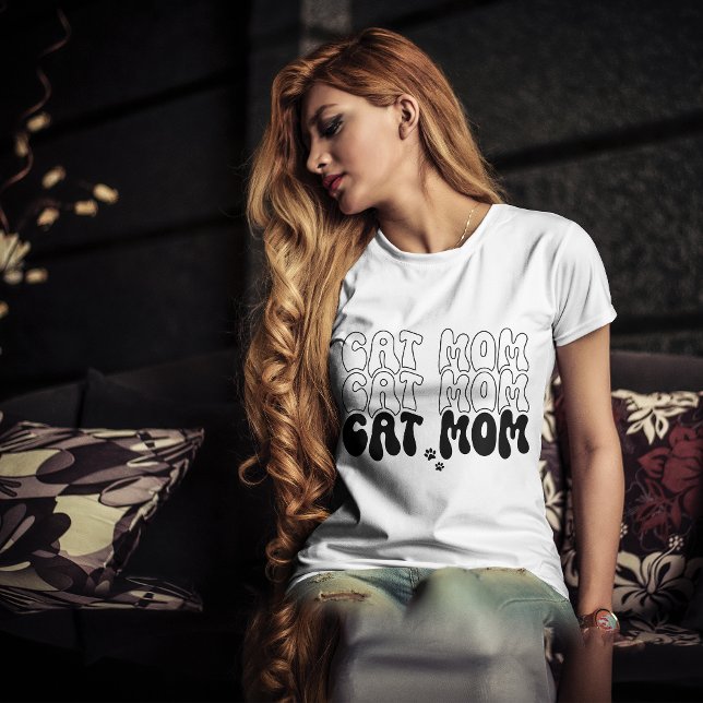 Camiseta Mãe de gato (Criador carregado)