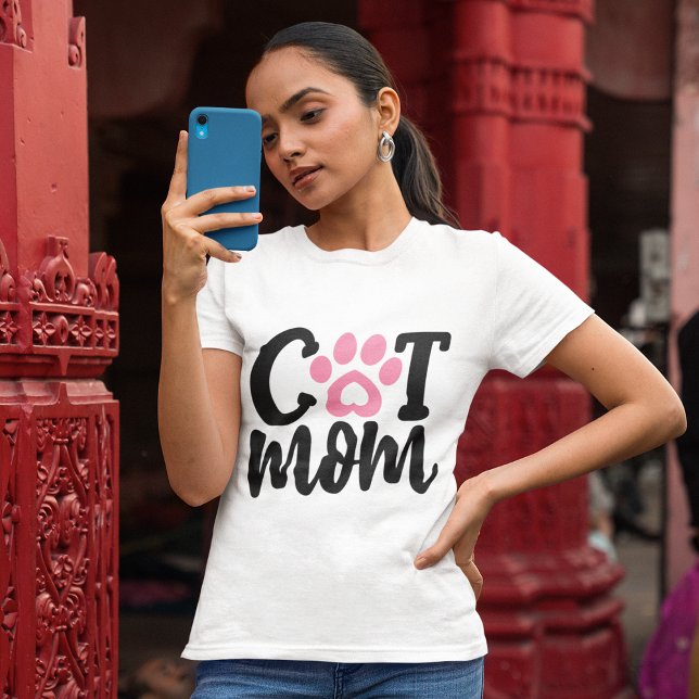 Camiseta Mãe de gato (Criador carregado)