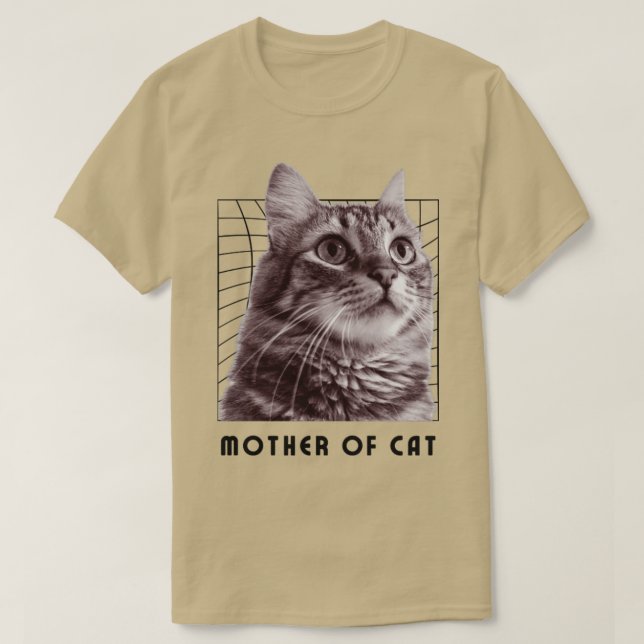 Camiseta Mãe de Gato (Frente do Design)
