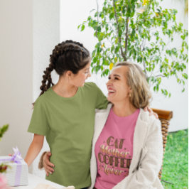 Camiseta Mãe de Gato Amante de Café