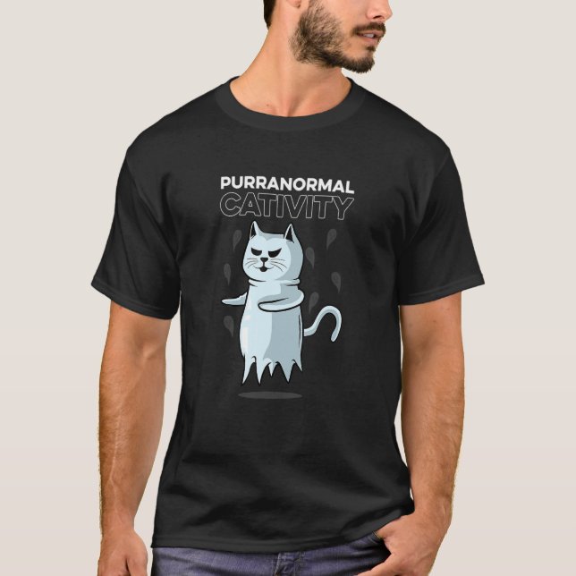 Camiseta Mãe de Gato Atividade Paranormal (Frente)