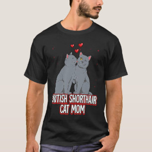 Camiseta Mãe de Gato British Shorthair