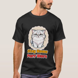 Camiseta Mãe de Gato Caseira Presente Engraçado para Amante