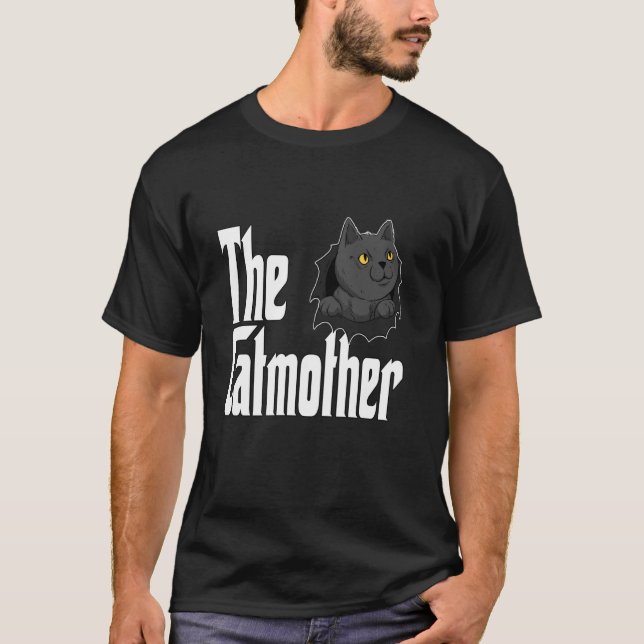 Camiseta Mãe de Gato Engraçada Gatomãe Mãe do Gatinho 2 (Frente)