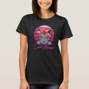 Camiseta Mãe de Gato Feminina Mãe de Gato